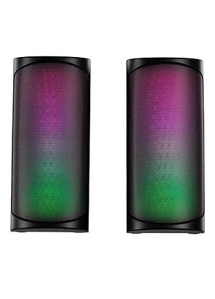 Акустическая система 2.0 2e 2e-pcs231bk rgb matrix usb 2.0/3.5мм mini jack bluetooth black