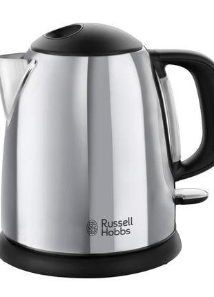 Электрочайник russell hobbs victory 1л дисковый 2400вт черный (24990-70)
