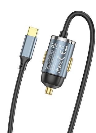 Адаптер hoco type-c to type-c charger nz7 |1usb, 20w/3a, pd/qc| gray 2