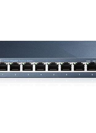 Коммутатор tp-link tl-sg108 настольный 8х10/100/1000мбит/с