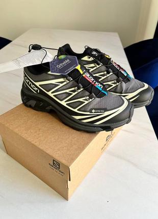 Кроссовки salomon xt 6 expanse grey black gore-tex
