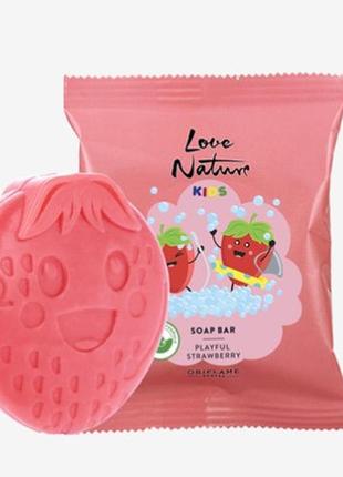 Детское мыло с клубникой орифлейм love nature oriflame