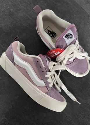 Vans knu pink / lilac premium4 фото