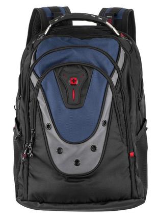 Міський рюкзак для ноутбука 17" wenger ibex з кишенею для планшета чорний (600638)2 фото