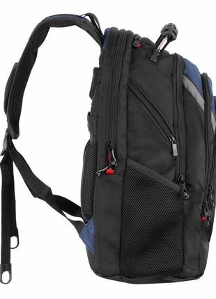 Міський рюкзак для ноутбука 17" wenger ibex з кишенею для планшета чорний (600638)3 фото