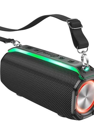 Портативная колонка hoco rick sports bt speaker hc23 ipx4 bt5.3 tws/fm/usb/tf/aux 6ч черный