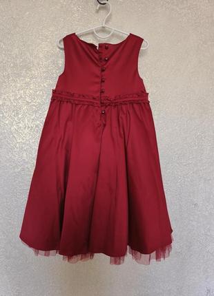 Нарядное платье платье hello kitty на 6-7 р. h&amp;m 2