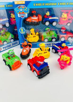 Набір машинок щенячий патруль, paw patrol