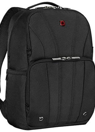 Міський рюкзак для ноутбука 12-14" wenger bc mark з кишенею "анти злодій" чорний (612265)