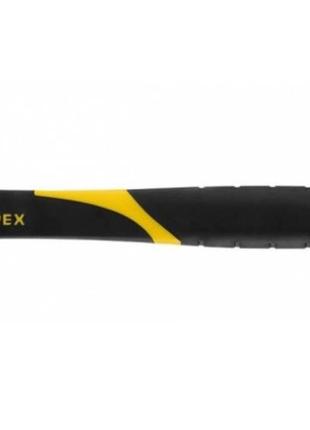 Столярный молоток topex 200 г рукоятка из стекловолокна / квадратный бойок (02a832)