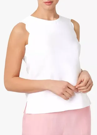 100% льон люкс бренд англія лляна біла блузка2 фото