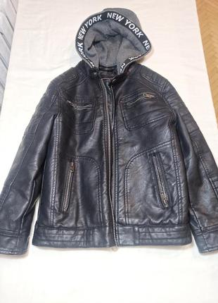 Куртка для мальчика экокожа