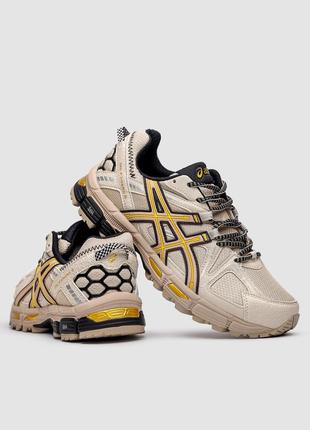 Кросівки  asics gel kahana 8 beige/goldбежеві жіночі8 фото