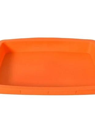 Форма для випічки tiross ts1403 силіконова 35x26x3.8см помаранчевий