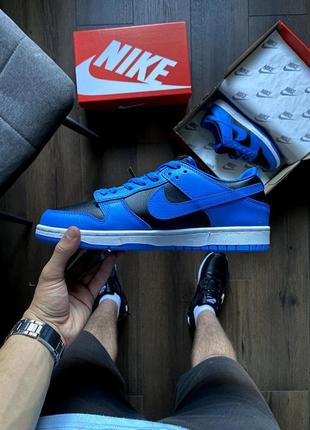 Nike dunk low retro blue4 фото