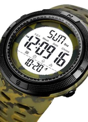 Часы наручные мужские skmei 2070cmgnwt wr 50 m black/camouflage2 фото