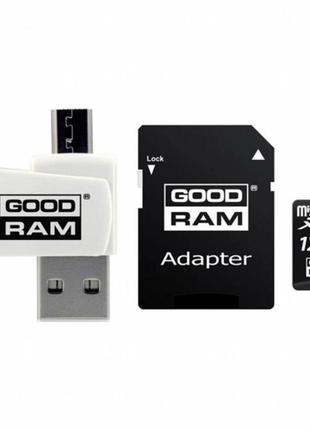Карта пам'яті microsdxc goodram m1a4-1280r12 128гб з адаптером