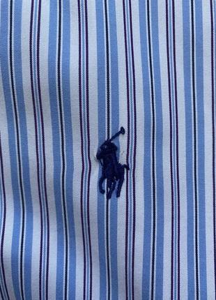 Polo ralph lauren женская рубашка, рубашка оверсайз, рубашка оверсайз, сорочка в смужку, блузка3 фото