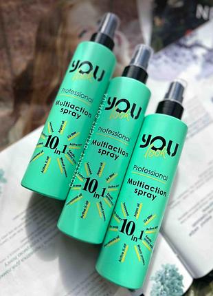 Мультіспрей миттєвої дії you look professional multiaction spray 10 in 1, 200 ml