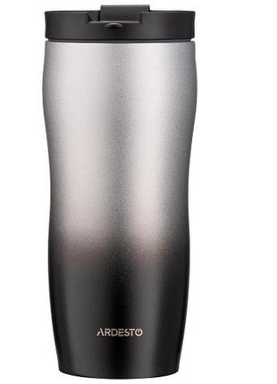 Термокружка ardesto metallic ar2645bm 0.45л нержавеющая сталь черный