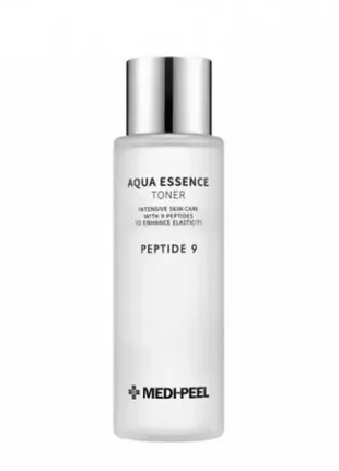 Эссенция-тонер омолаживающая с комплексом пептидов medi peel peptide 9 aqua essence toner 250 мл