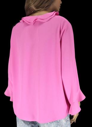Блузка с рюшами "wallis" розового цвета, uk18/eur46.4 фото