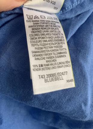 Шикарна рубашка льон m&s xxl-xxxl10 фото