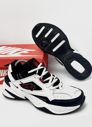 Кроссовки nike m2k tecno white/red2 фото