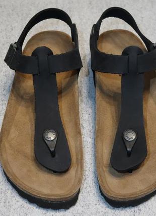 Нові шкіряні босоніжки birkenstock оригінал — 37 (m4) розмір6 фото