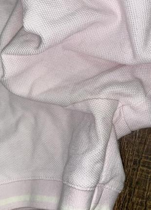 Рожева футболка поло вкорочене поло adidas кроп топ футболка с воротником розовое поло6 фото