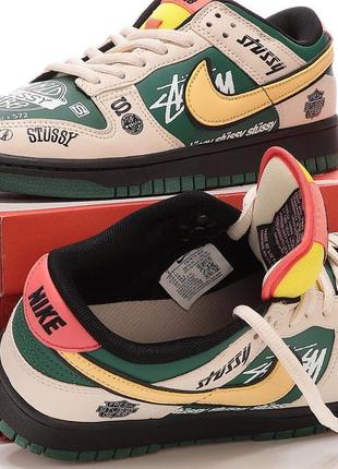 Nike sb dunk low х stussy6 фото