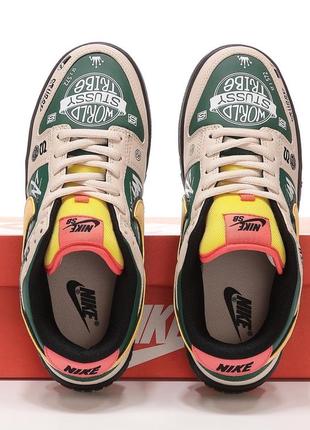 Nike sb dunk low х stussy7 фото