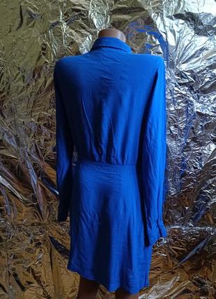 Распродажа! ❤️‍🔥🥳🥰 шикарное синее платье с разрезами8 фото