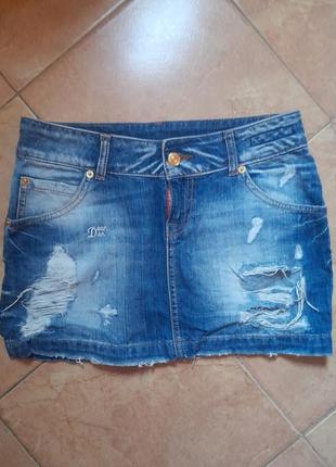Юбка женская из джинсы dsquared2 фото