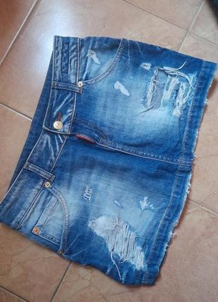 Юбка женская из джинсы dsquared3 фото