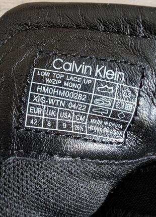 Кроссовки сникерсы мокасины  кожаные calvin klein 42-43 р 27,5 см10 фото