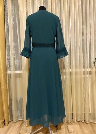 Плаття вишиванка смарагд3 фото