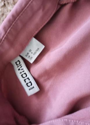Рубашка розовая, блузка короткая5 фото
