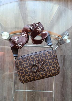 Распродаж -50% трендовая стильная сумочка calvin klein