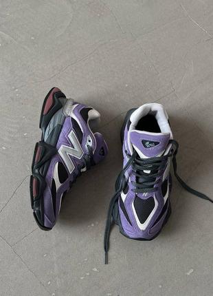 Женские замшевые кроссовки new balance 9060 purple rouge 1944 беланс 90609 фото