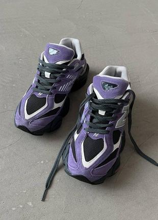 Женские замшевые кроссовки new balance 9060 purple rouge 1944 беланс 90606 фото