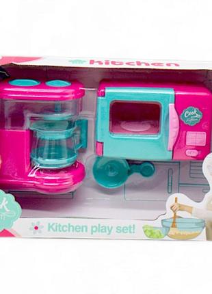 Дитячий набір кавоварка та мікрохвильова піч 334b