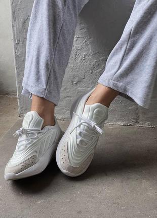 Женские замшевые кроссовки adidas ozelia white адидас оделия белые9 фото