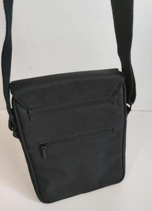 Black premium messenger bag for ipad. usa.5 фото