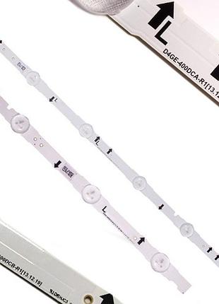 2x led планка лампа подсветки жк тв 40 d4ge-400dca-r1 d4ge-400dcb-r1 r2