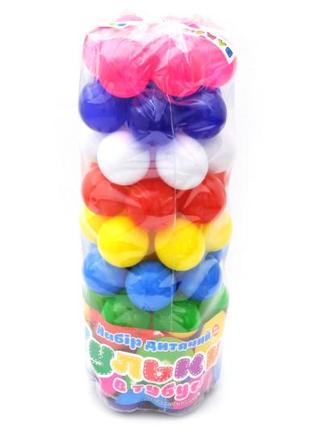 Набір кульок 60 мм 62 шт в тубусі 0262 bamsic
