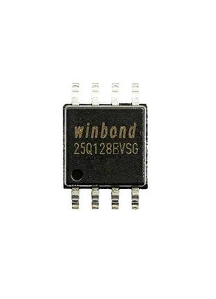 Чип w25q128 25q128bvsg sop-8, 128мб flash spi