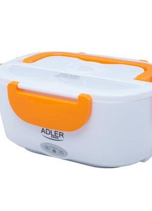 Ланч-бокс з підігрівом adler ad 4474 orange двокамерний