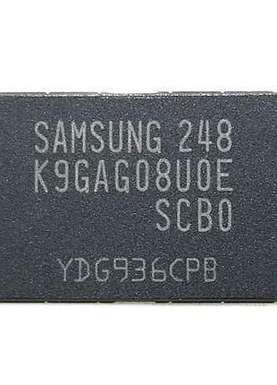 Чип k9gag08u0e-scb0 tsop-48, nand flash samsung 16гб