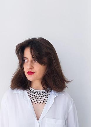 Ожерелье из бисера сылянка "воздушная", ручная работа